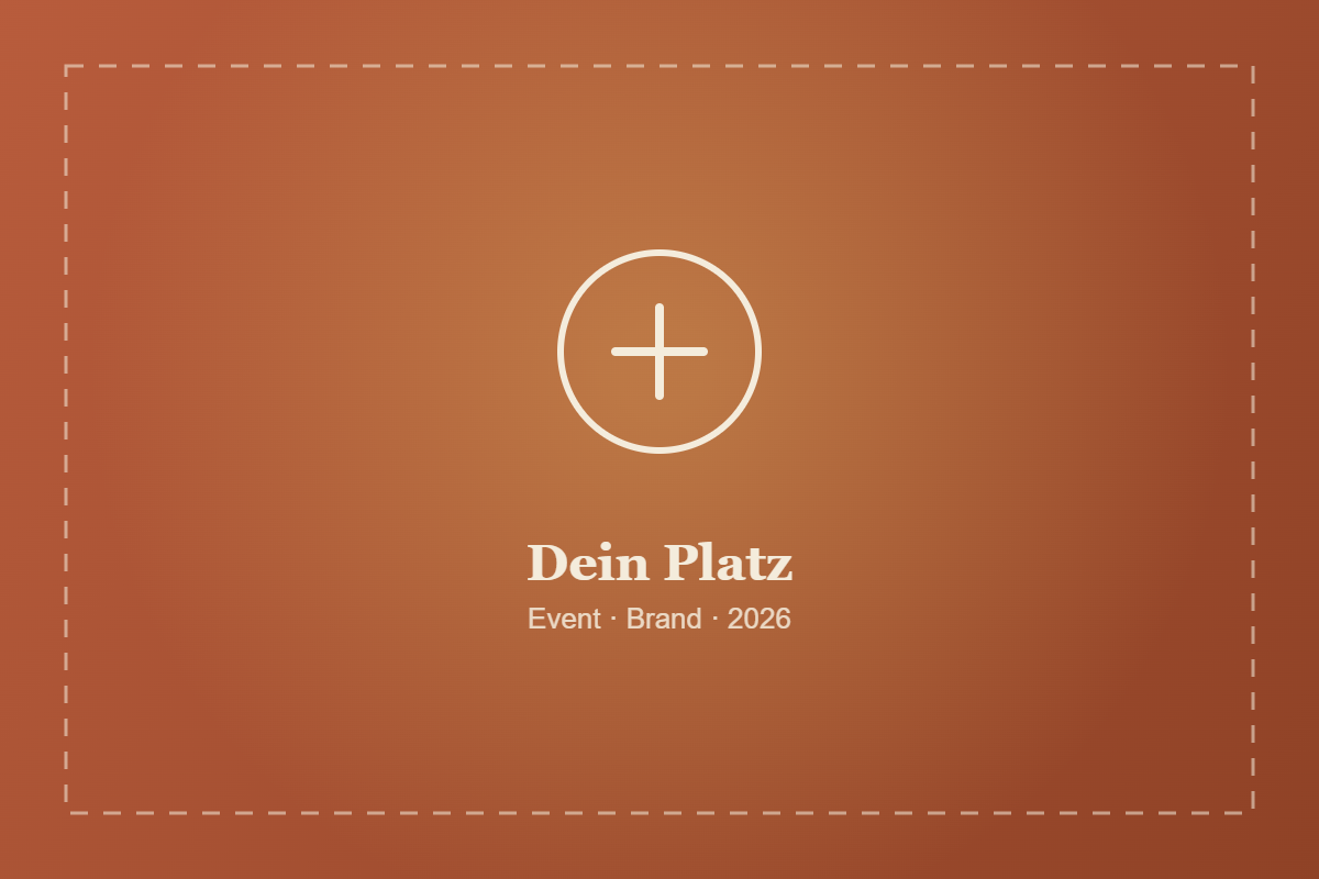 Placeholder – your event or brand goes here